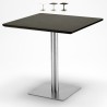 Vierkante salontafel 90x90 cm met centraal onderstel Horeca Model