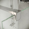Douchecabine met transparante 8 mm geharde glazen wand 100x190 cm Walk In Verkoop
