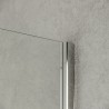 Douchecabine met transparante 8 mm geharde glazen wand 100x190 cm Walk In Aanbod
