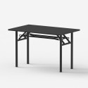 Ruimtebesparend opklapbaar bureau met 2 verdiepingen 120x60 cm Foldesk Plus Voorraad