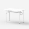 Opvouwbaar ruimtebesparend bureau met 2 niveaus 100x60 cm Foldesk Plus Voorraad