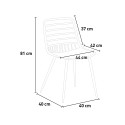 Moderne polypropyleen stoelen voor privé gebruik en horeca Lenny 