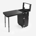Make-up trolley make-up koffer met spiegel, tafel en verlichting Smarty Aanbieding