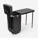Make-up trolley make-up koffer met spiegel, tafel en verlichting Smarty Voorraad