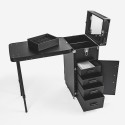 Make-up trolley make-up koffer met spiegel, tafel en verlichting Smarty Aanbod