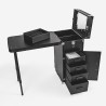 Make-up trolley make-up koffer met spiegel, tafel en verlichting Smarty Aanbod
