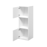 Witte boekenkast met 3 vakken 33,2x30x96,4 cm Ika 6 Aanbod