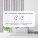 4 x akoestische wandpanelen met marmer effect wit 120x60 cm Tabb-M Korting