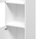 Witte boekenkast met 3 vakken 33,2x30x96,4 cm Ika 6 Korting