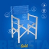 Set van 2 opvouwbare draagbare strandstoelen Regista Gold 