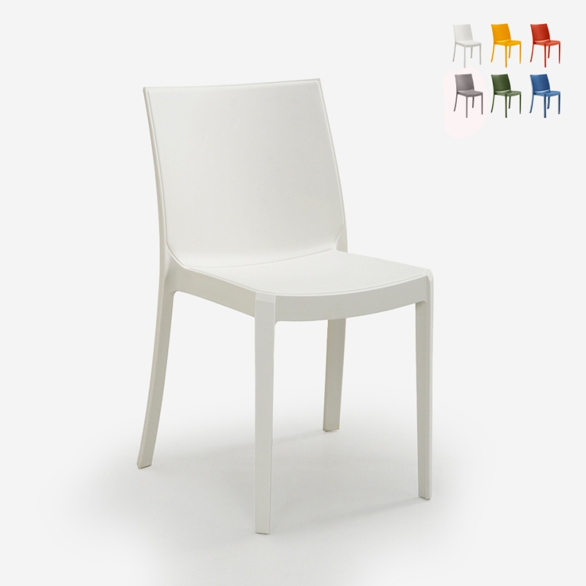 Set van 23 stapelbare Perla BICA buitenstoelen voor tuin, bar of restaurant Karakteristieken Set van 23 stapelbare Perla BICA buitenstoelen voor tuin, bar of restaurant Karakteristieken