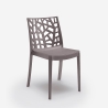 Set van 23 moderne en stapelbare stoelen Matrix BICA voor restaurant of bar 
