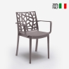 Set van 23 polypropyleen stoelen met armleuningen Matrix Armchair BICA Keuze