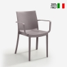 Set van 23 stapelbare tuinstoelen met armleuningen Victoria BICA Model