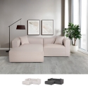 Modulaire stoffen 3-zits hoekbank met chaise longue Lorys Aanbieding