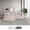 Modulaire stoffen 3-zits hoekbank met chaise longue Lorys Aanbieding