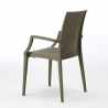 Stoelen fauteuil met armleuningen van Polyrattan Grand Soleil Bistrot Arm