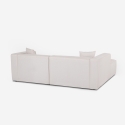 Modulaire stoffen 3-zits hoekbank met chaise longue Lorys Kortingen