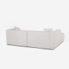 Modulaire stoffen 3-zits hoekbank met chaise longue Lorys Kortingen