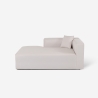Modulaire stoffen 3-zits hoekbank met chaise longue Lorys Voorraad