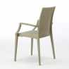 20 Stoelen fauteuils voor cafè restaurant Polyrattan Grand Soleil Bistrot Arm
