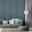 4 x decoratieve akoestische wandpanelen 120x60 cm turquoise Tabb-GR Verkoop