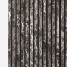 4 x akoestisch wandpaneel zwart met marmereffect 240x60 cm Kover-MC Kortingen