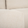 Beige 3-zits modulaire hoekbank met verplaatsbare chaise longue Mozy 