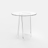Ronde transparante salontafel 45 cm in modern design Bridget Verkoop