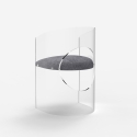 Elegante design fauteuil van transparant polycarbonaat Dorian Aanbod