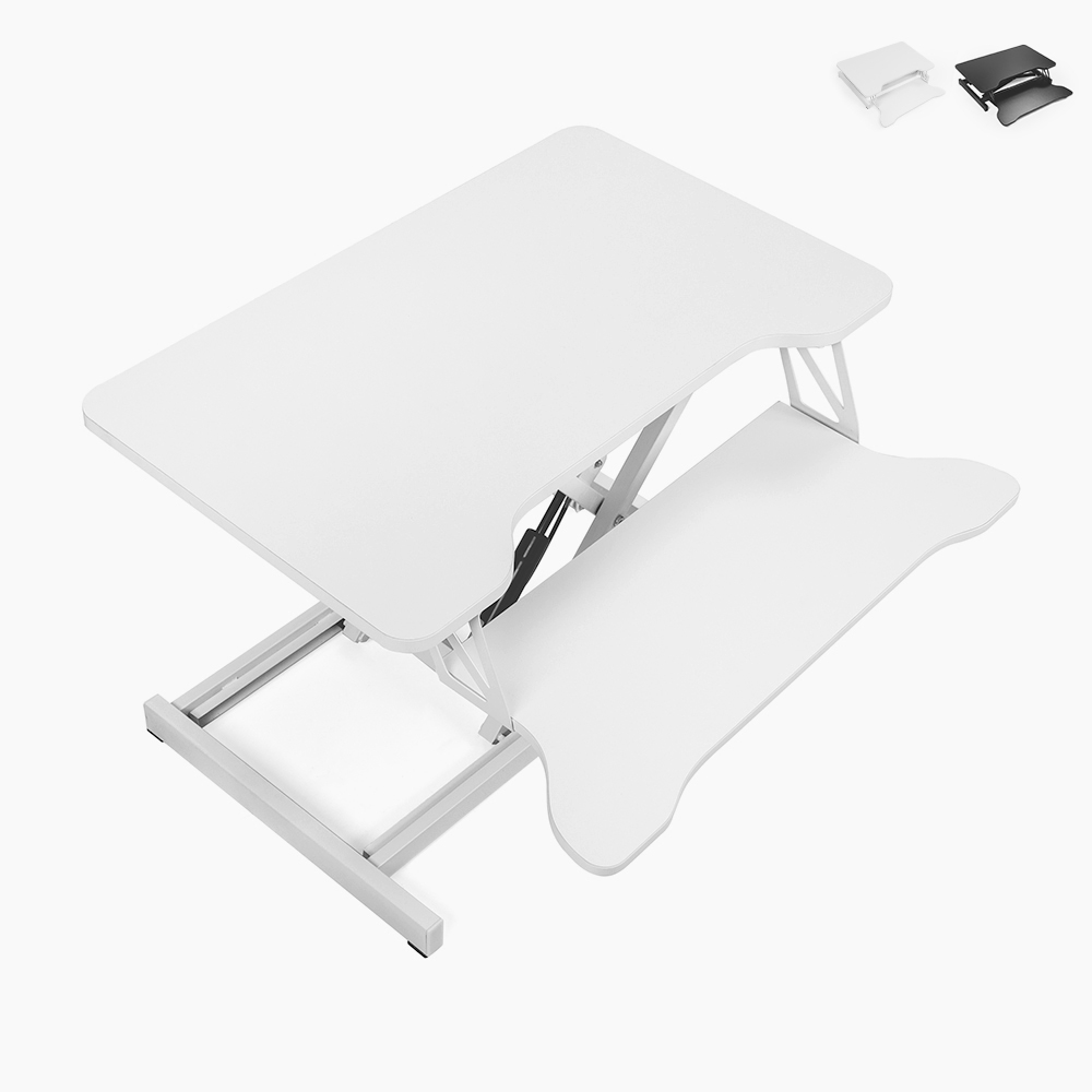 In hoogte verstelbare desktop PC-monitorstandaard in wit of zwart Jallo Aanbieding In hoogte verstelbare desktop PC-monitorstandaard in wit of zwart Jallo Aanbieding