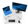 In hoogte verstelbare desktop PC-monitorstandaard in wit of zwart Jallo Kortingen