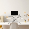 In hoogte verstelbare desktop PC-monitorstandaard in wit of zwart Jallo Verkoop