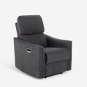 Elektrisch verstelbare relaxfauteuil met USB-oplader Eleonora Aanbieding
