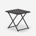 Set van 2 rotan ligbedden met klaptafel Lanzarote Prijs