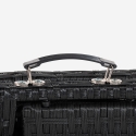 Set van 2 rotan ligbedden met klaptafel Lanzarote 