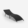 Set van 2 rotan ligbedden met klaptafel Lanzarote 