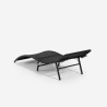 Set van 2 rotan ligbedden met klaptafel Lanzarote 