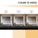 Rechthoekige badkamerspiegel met LED-verlichting 70x90 cm Morgen L Catalogus