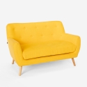 2-zitsbank van stof in modern Scandinavisch design Irvine 