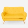 2-zitsbank van stof in modern Scandinavisch design Irvine 
