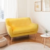 2-zitsbank van stof in modern Scandinavisch design Irvine 