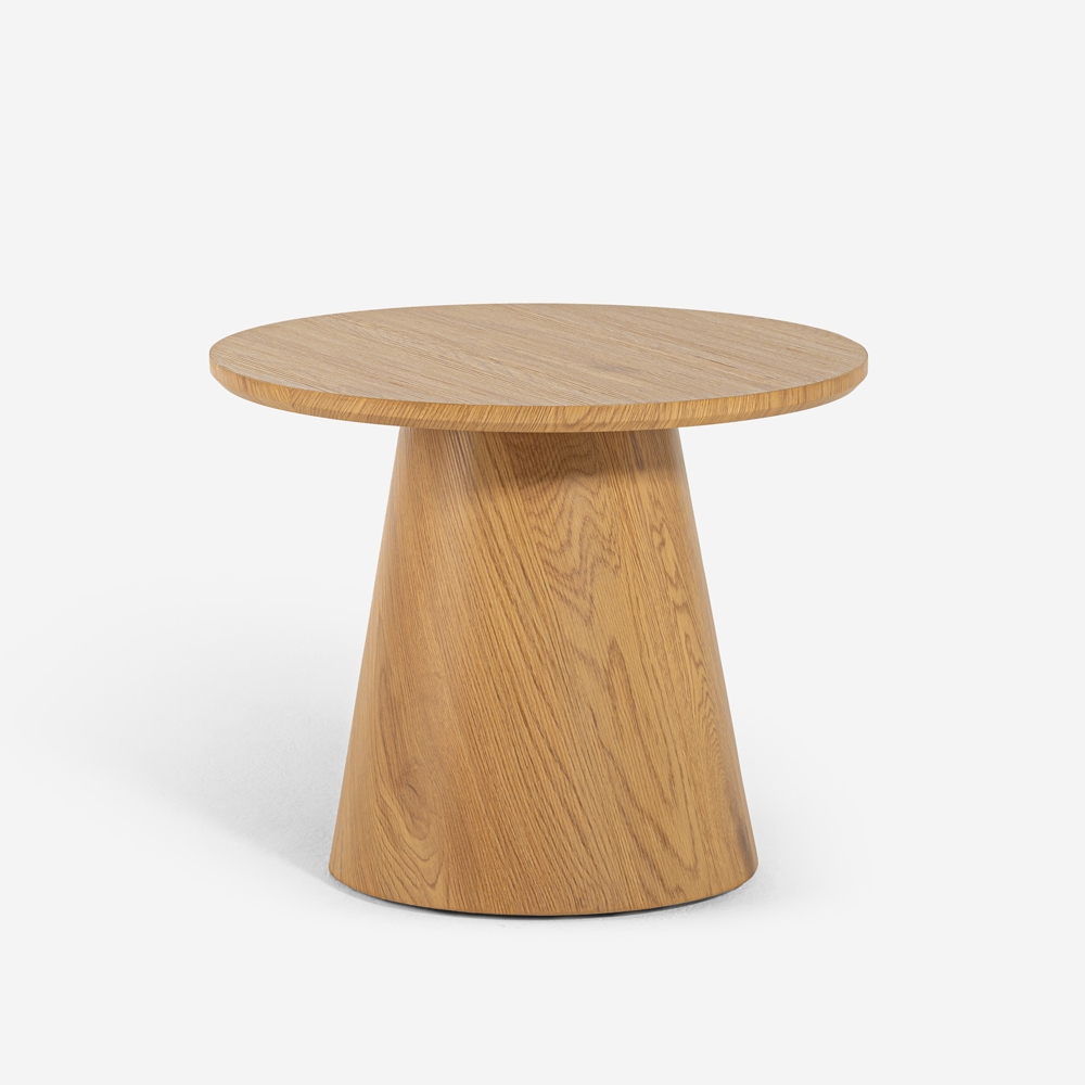 Lage ronde houten salontafel 60 cm voor in de woonkamer Falkland Aanbieding Lage ronde houten salontafel 60 cm voor in de woonkamer Falkland Aanbieding