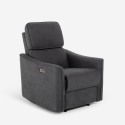 Ergonomische elektrische verstelbare stoffen relaxfauteuil met USB Chiara Aanbieding