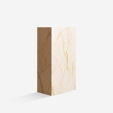Salontafel met modern design en marmereffect 90x50x28 cm Mahner Aanbod