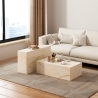 Salontafel met modern design en marmereffect 90x50x28 cm Mahner Kortingen