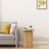 Ronde salontafel 45x55 cm met gegroefde tafelpoot Quid Aanbod