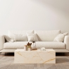 Salontafel met modern design en marmereffect 90x50x28 cm Mahner Verkoop
