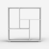 Lage witte modern design boekenkast 80 x 24 x 83,5 cm Zilly Verkoop