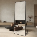 Grote moderne zwarte spiegel 180x80 cm Arsen-B Aanbieding